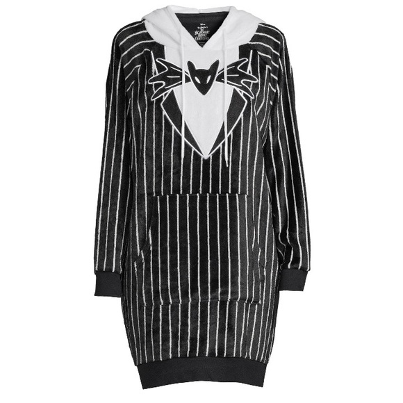 NEW Disney’s Nightmare Before Christmas Jack Skeleton Hoodie & Matching Socks - Picture 1 of 3